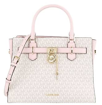 Mk Marilyn Medium Saffiano Leather Satchel - LT Cream - Michael Kors