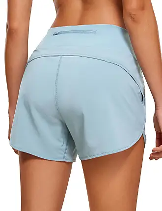  CRZ YOGA High Waisted Running Shorts For Women - 2.5 Liner  Gym Athletic Workout Shorts