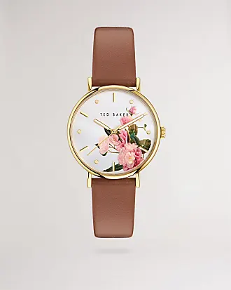 Ted baker blue leather clearance strap butterfly women's watch