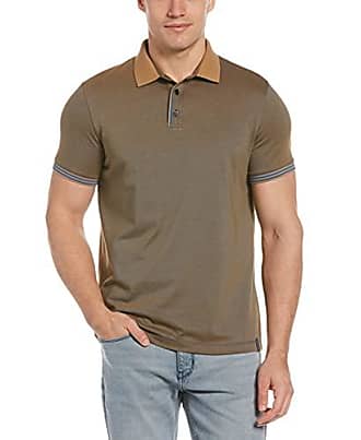 Perry Ellis Men's Slim Fit Foulard Print Short Sleeve Polo Shirt