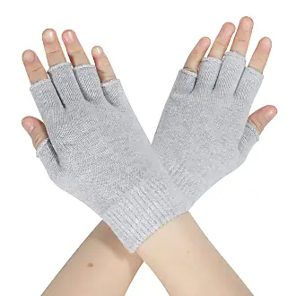 Guanti senza dita uomo PU guanti in pelle sintetica autunno