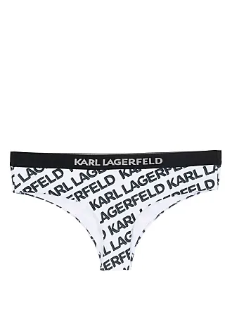 Karl Lagerfeld: White Swimwear / Bathing Suit now up to −80%