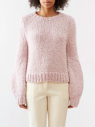 Gabriela Hearst Clarissa Lantern-Sleeve Cashmere Sweater