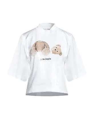 PALM ANGELS Women's Bear Cropped Tee - Clothing from Circle Fashion UK