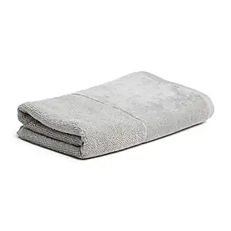 Serviette de bain céladon et gris