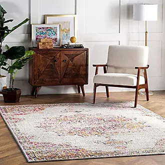 nuLOOM Kiyoko Vintage Floral Pink 4' x 6' Area Rug