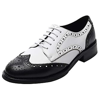 Leone Derby gris clair-blanc style d\u00e9contract\u00e9 Chaussures Chaussures de travail Derby 