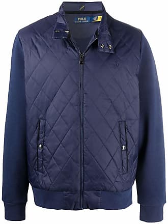 Polo Ralph Lauren padded panelled zip-up jacket - men - Cotton/Recycled Polyester/Recycled PolyamidePolyester/Recycled Polyester/Recycled Polyami