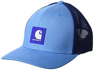 Carhartt Men's Rugged Flex Twill Mesh Back Logo Patch Cap, Asphalt at   Men's Clothing store