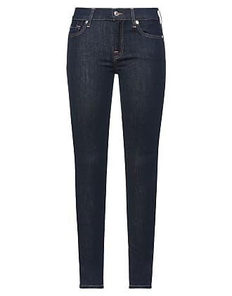 Femme Vêtements Jeans Pantalons capri et pantacourts Cropped jeans Jean 7 For All Mankind en coloris Bleu 