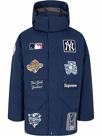 Blue Leather Varsity New York Supreme Yankees Jacket - Jacket Makers
