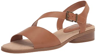 Easy Street Womens Tigris Heeled Sandal, Luggage, 8.5 Narrow