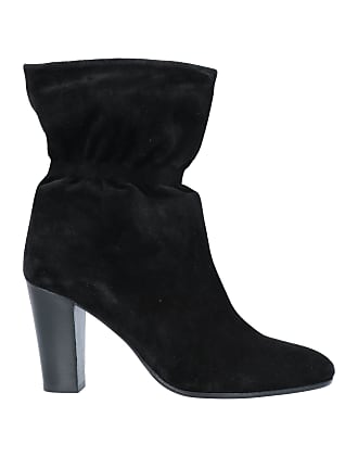 Ba&Sh Shoe Size 40 Black Suede Stiletto Seam Detail Ankle Boot Western Booties