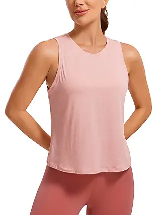 Crop Tops from CRZ YOGA for Women in Gray