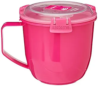 Sistema To Go Collection Mini Bites Small Food Storage Containers, 4.39  oz./130 mL, Pink/Green/Blue, 3 Count, Multicolor