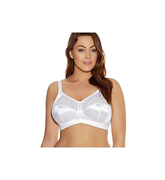 Mesdames Elomi Cate plus taille baleiné full cup Couverture Bandes Blanc Soutien-gorge NEUF 