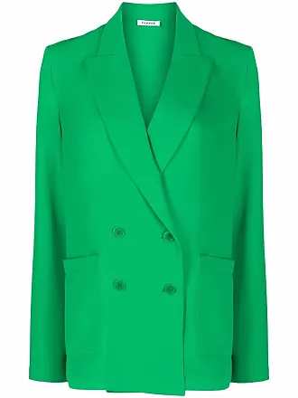 P.A.R.O.S.H. checked virgin wool jacket - Green