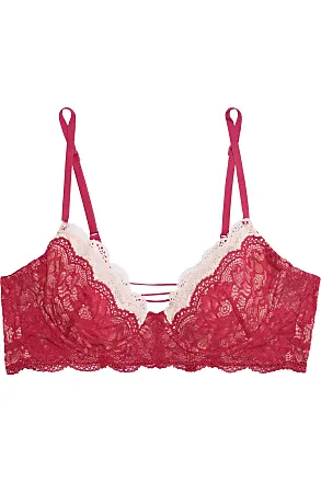 Corded lace underwired bra