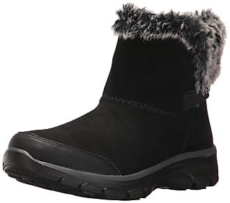 skechers ankle boots with fur