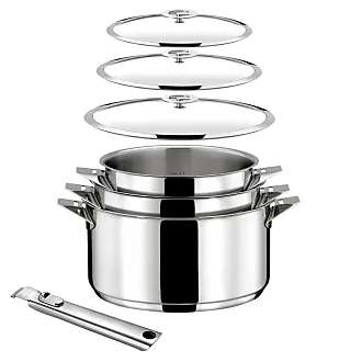 KitchenCraft Set per cottura a vapore de con coperchio e filtri de Acciaio  inox, 7,5