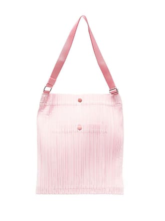 Beige Pleats large technical-pleated tote bag