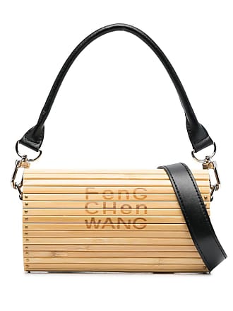 Feng Chen Wang Small Heart logo-lettering Shoulder Bag - White