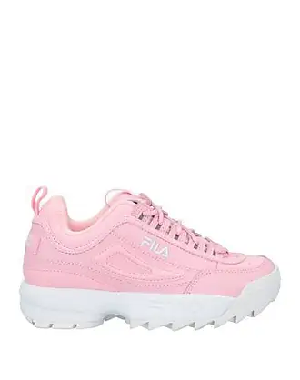 Pink fila 2024 trainers womens