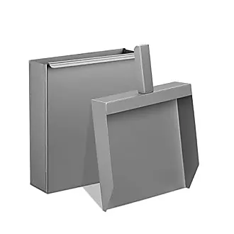 OUTSUNNY Porte bûches range bûches vertical en métal intérieur extérieur 50  x 30 x 100 cm noir pas cher 