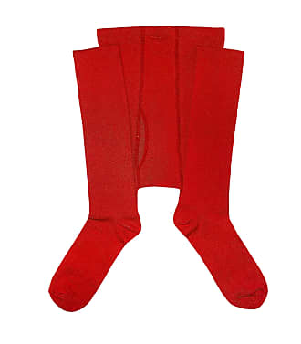 WERI SPEZIALS Tights for men with a codpiece in red
