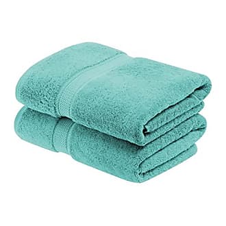 Superior Absorbent Zero Twist Cotton Bath Towel (Set of 2) - On