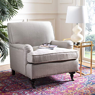 safavieh mercer collection ellen linen club chair