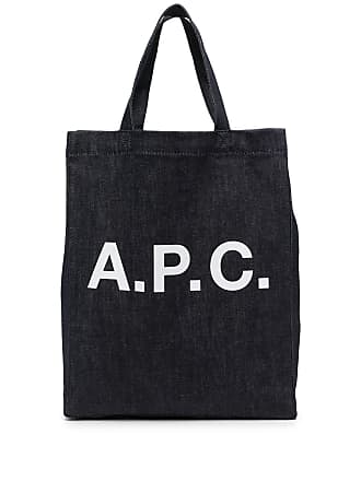 A.P.C. eco bag blue stripe recycling Shopping Tote APC