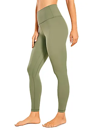 90 Degree by Reflex Womens Interlink High Waist Ankle Legging with Back  Curved Yoke - Sage - X Large