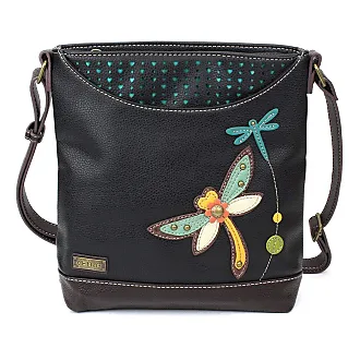Chala Handbags Dragonfly Criss Cross Crossbody Handbag Purse