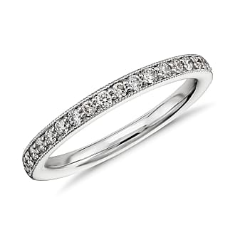 Blue Nile Riviera Pave Heirloom Diamond Ring in 14k White Gold (1/4 ct. tw.)