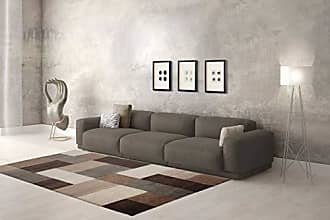 Teppich Flachflor Arabesque Scandic Design Modern Teppiche Schwarz Weiß 80X150cm 