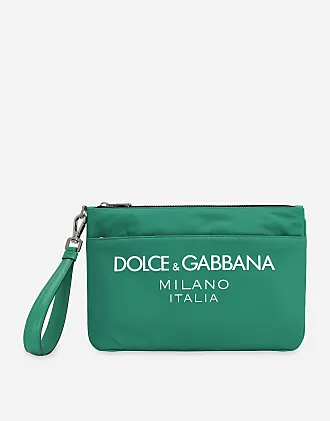 DOLCE & GABBANA CALFSKIN RAISED LOGO BELT BAG EMERALD GREEN – Enzo