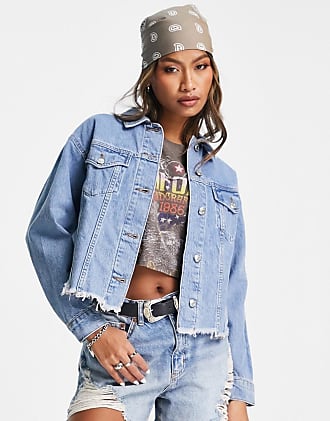 topshop grey denim jacket