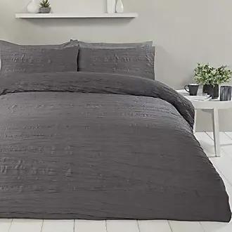 Douceur d'Intérieur Aristide Super Double Cotton Duvet Cover 240x220  Anthracite