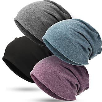 SATINIOR 3 Pieces Satin Lined Sleep Cap Hat Slouchy Beanie Slap Hat for  Women