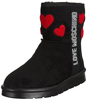 Love Moschino Stiefel in Rot Damen Schuhe Stiefel Mittelhohe Stiefel 