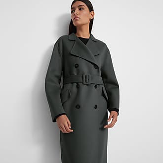 Fashion Coats Floor-Length Coats Hindahl & Skudelny Floor-Lenght Coat light grey flecked casual look 