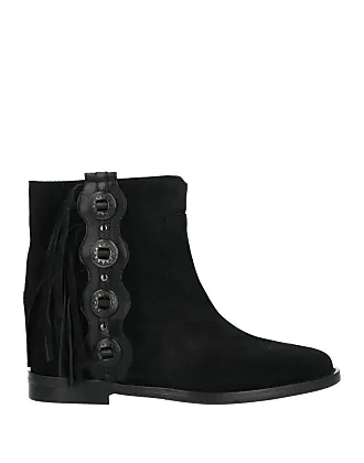 Via Roma 15 Side slit-detail Ankle Boots - Farfetch