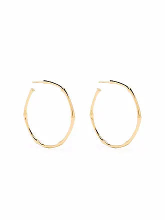 Wave small hoops by Dinny Hall