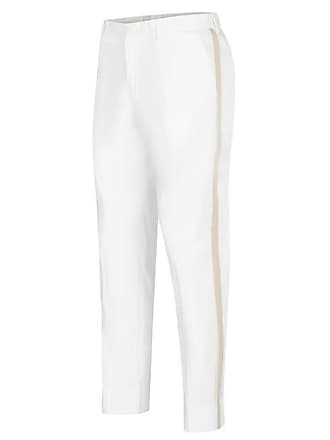 NEW $400 DOLCE & GABBANA Pants Black Striped Cotton Dress Formal s W38 IT52 