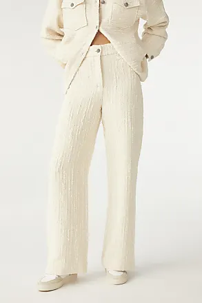 Pantalones De Algodón para Mujer en Blanco: Ahora hasta −63