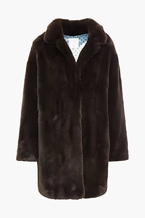 Fashion Coats Fake Fur Coats Aniral Paris Fake Fur Coat brown-black allover print casual look 