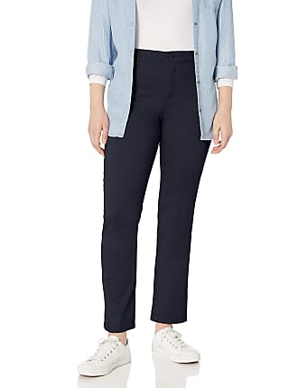 Gloria Vanderbilt Womens Anita Straight Leg Pant, Midnight Affair, 14 Short