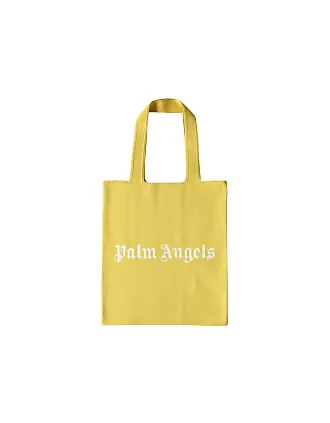 Palm Angels Palm Bridge Leather-trimmed Suede And Woven Raffia