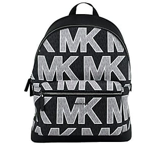 Shop Michael Kors Monogram Leather Logo Backpacks by Fleursirisees